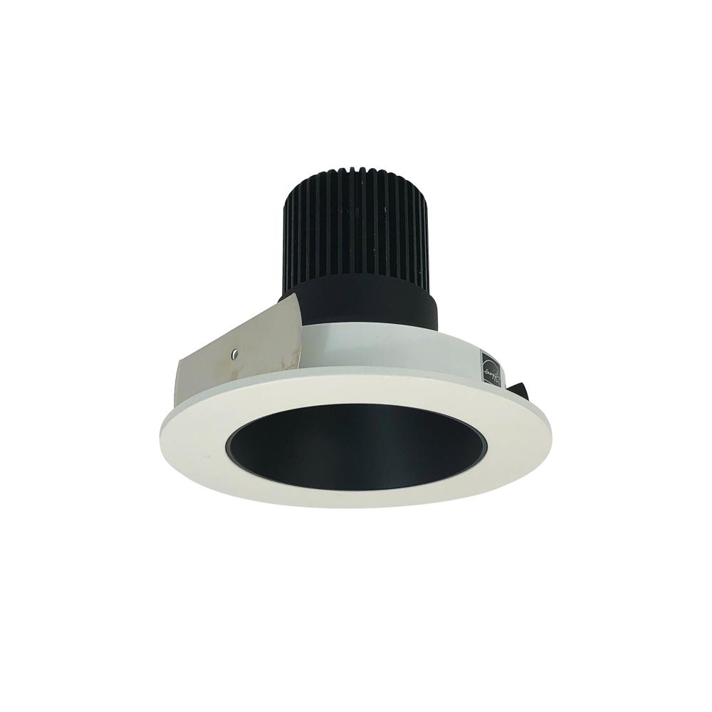 4" Iolite LED Round Reflector, 800lm / 14W, 5000K, Black Reflector / White Flange