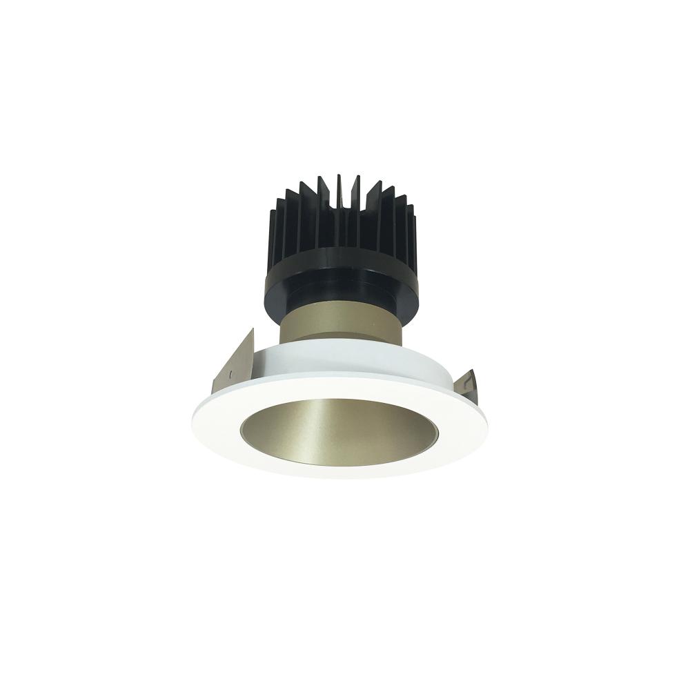 4" Iolite LED Round Reflector, 10-Degree Optic, 850lm / 12W, 3000K, Champagne Haze Reflector /