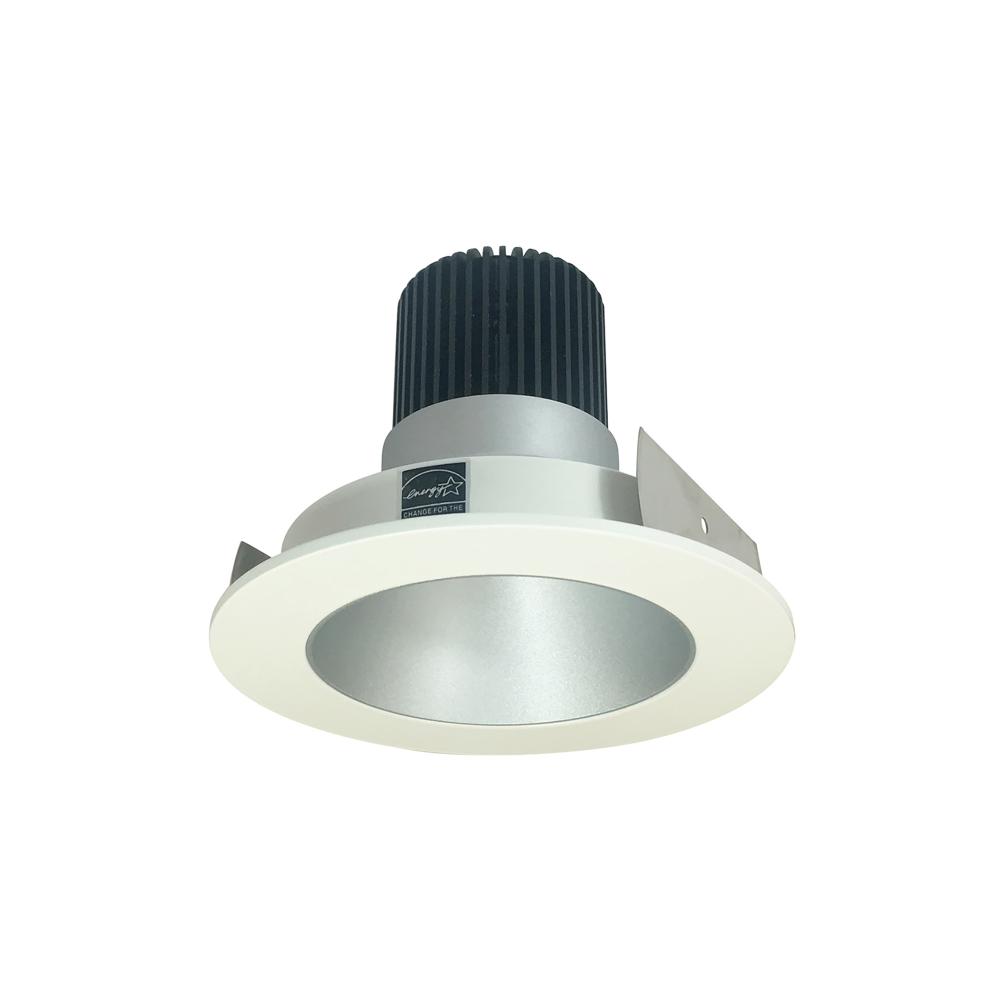 4" Iolite LED Round Reflector, 800lm / 14W, 5000K, Haze Reflector / White Flange