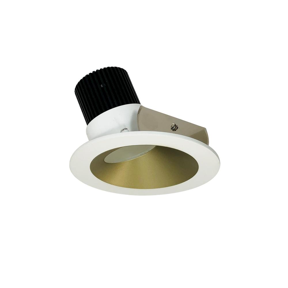 4" Iolite LED Round Wall Wash, 1000lm / 14W, 3500K, Champagne Haze Reflector / Matte Powder