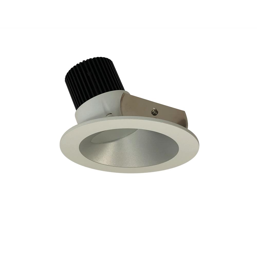 4" Iolite LED Round Wall Wash, 1000lm / 14W, 4000K, Haze Reflector / White Flange