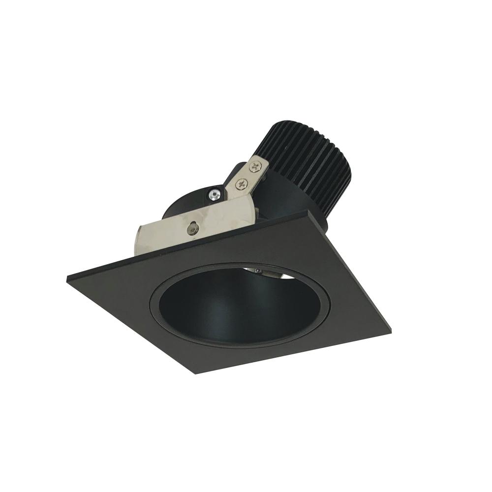 4" Iolite LED Square Adjustable Reflector with Round Aperture, 1000lm / 14W, 3000K, Black