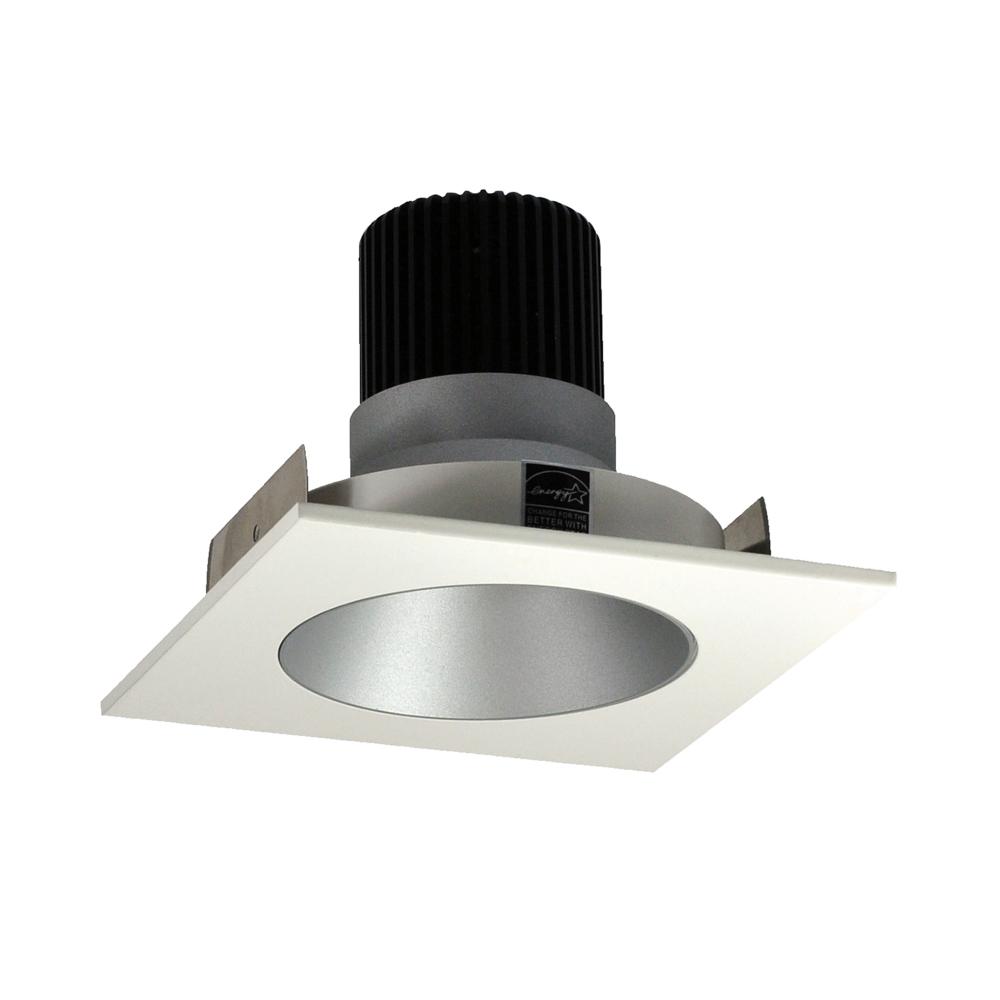 4" Iolite LED Square Reflector with Round Aperture, 1000lm / 14W, 5000K, Haze Reflector / White