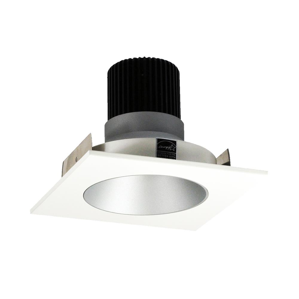 4" Iolite LED Square Reflector with Round Aperture, 10-Degree Optic, 850lm / 12W, 2700K, Haze