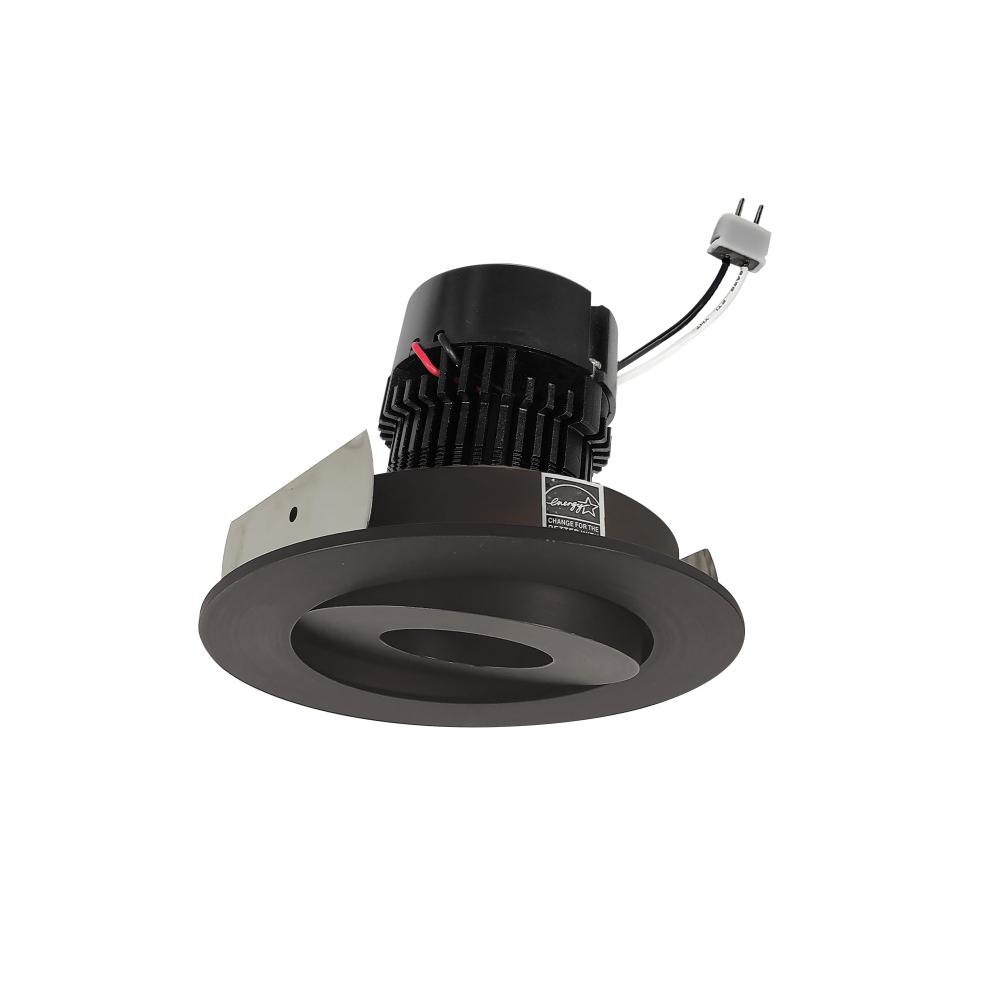 4" Pearl Low Voltage LED Round Adjustable Gimbal Retrofit, 1050lm / 11W, 3000K, Bronze Finish