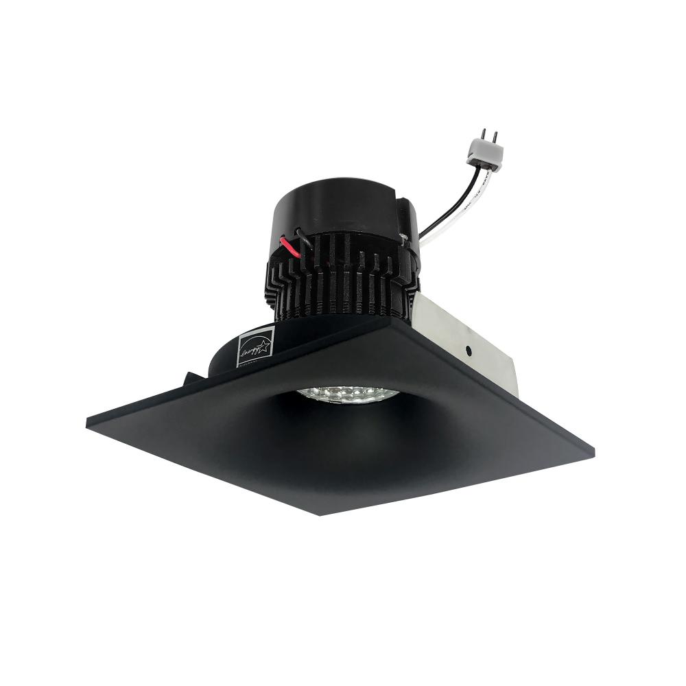 4" Pearl Low Voltage LED Square Bullnose Retrofit, 1200lm / 11W, 3500K, Black Finish