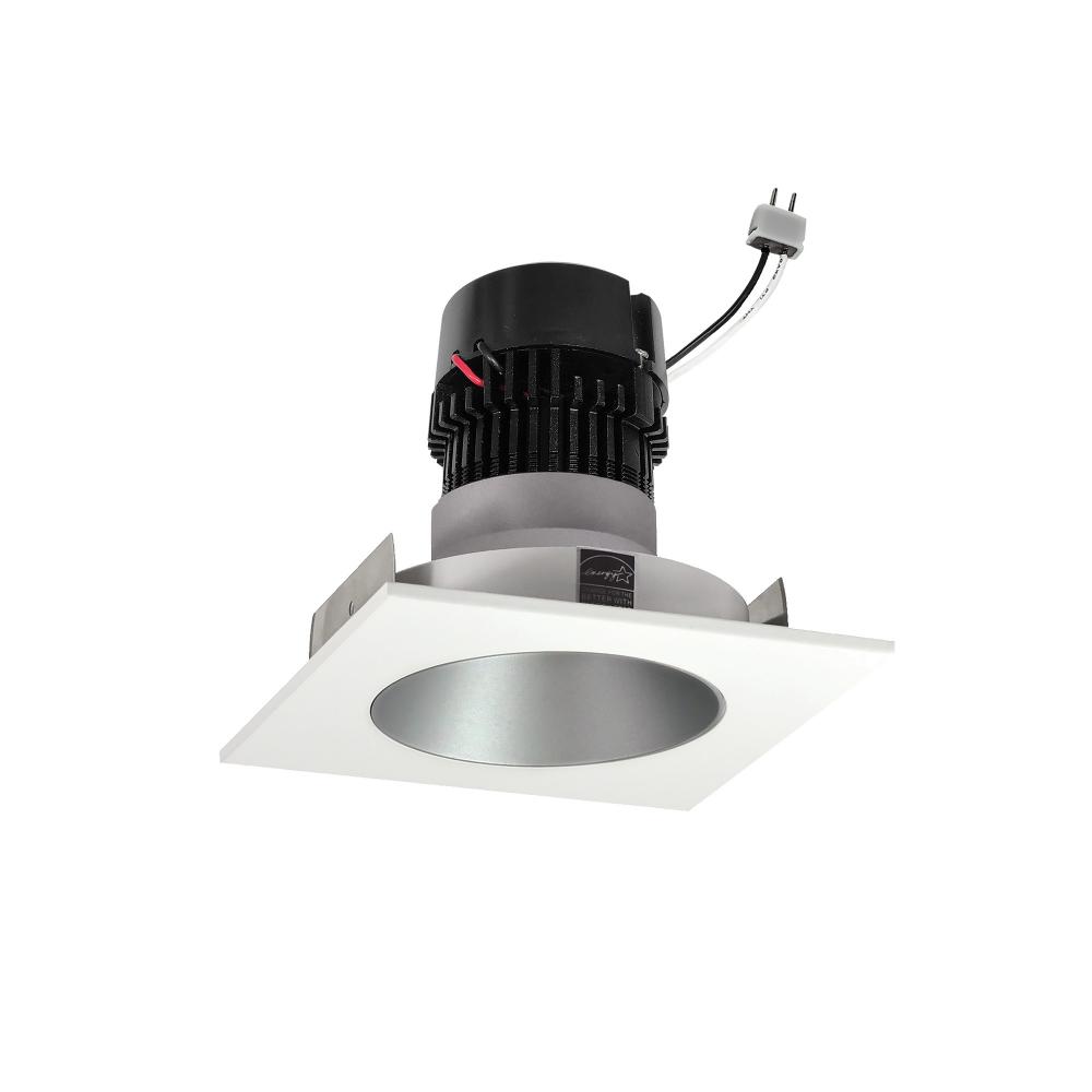 4" Pearl Low Voltage LED Square Retrofit Reflector with Round Aperture, 1150lm / 11W, 3500K,