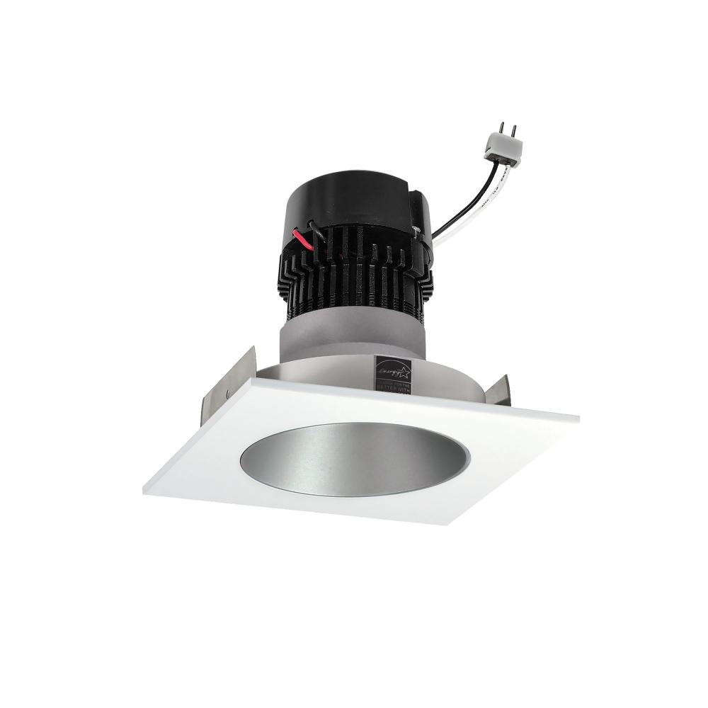 4" Pearl Low Voltage LED Square Retrofit Reflector with Round Aperture, 700lm / 11W, Comfort