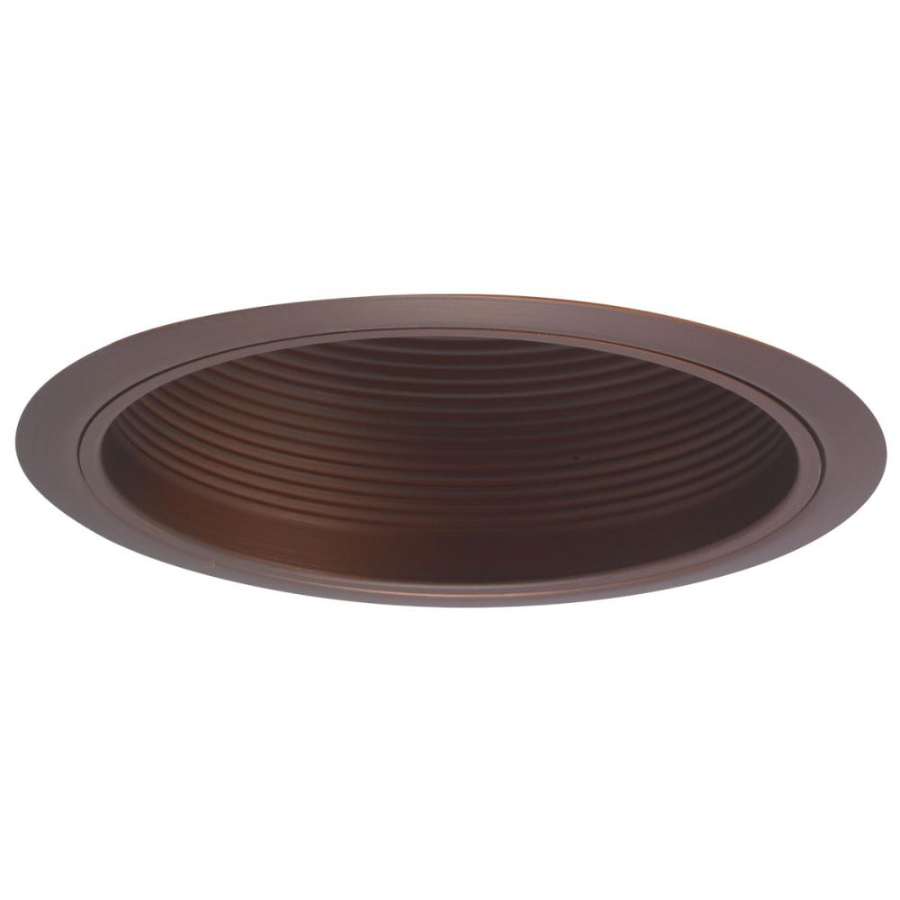 6" Stepped Baffle w/ Plastic Ring, Bronze