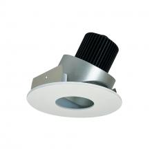 Nora NIO-4RPHA35QHZMPW - 4" Iolite LED Round Adjustable Pinhole, 10-Degree Optic, 800lm / 12W, 3500K, Haze Pinhole /