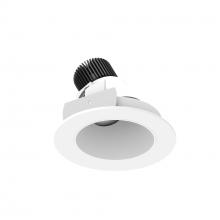 Nora NIO-4RSLA50XMPW/10 - 4" Iolite LED Round Adjustable Slot, 1000lm / 14W, 5000K, Matte Powder White Reflector / Matte