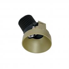 Nora NIO-4RTSLA40QCH - 4" Iolite LED Round Trimless Adjustable Slot, 10-Degree Optic, 800lm / 12W, 4000K, Champagne