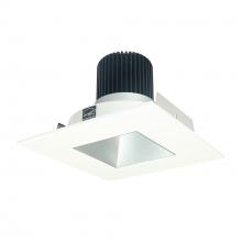 Nora NIO-4SNDSQ40QHZMPW - 4" Iolite LED Square Reflector with Square Aperture, 10-Degree Optic, 800lm / 12W, 4000K, Haze