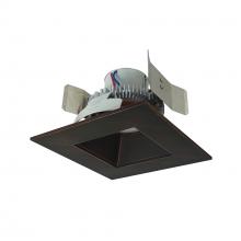 Nora NLCBC2-556CDBZBZ/A - 5" Cobalt Click LED Retrofit, Square Reflector, 750lm / 10W, Comfort Dim, Bronze Reflector /