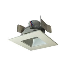 Nora NLCBC2-556CDHZW/A - 5" Cobalt Click LED Retrofit, Square Reflector, 750lm / 10W, Comfort Dim, Haze Reflector / White