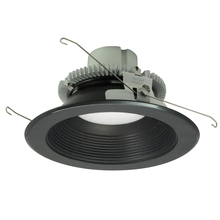 Nora NLCBC2-65230BB/10 - 6" Cobalt Click LED Retrofit, Baffle, 1000lm / 12W, 3000K, Black Baffle / Black Flange