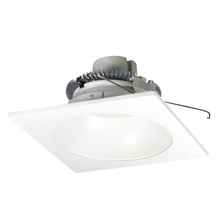 Nora NLCBC2-653CDMPW/A - 6" Cobalt Click LED Retrofit, Square Reflector with Round Aperture, 750lm / 10W, Comfort Dim,