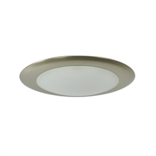 Nora NLOPAC-R650927ANM - 6" AC Opal LED Surface Mount, 1050lm / 15W, 2700K, Natural Metal finish