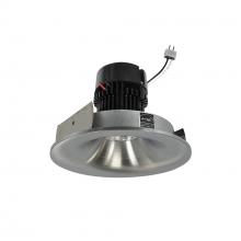 Nora NPRLV-4RNBCDXNN - 4" Pearl Low Voltage LED Round Bullnose Retrofit, 950lm / 11W, Comfort Dim, Natural Metal Finish