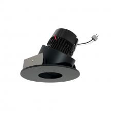 Nora NPRLV-4RPHA30XBB - 4" Pearl Low Voltage LED Round Adjustable Pinhole Retrofit, 950lm / 11W, 3000K, Black Pinhole /