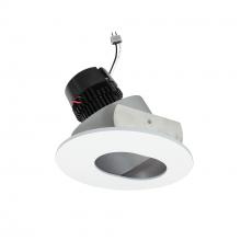 Nora NPRLV-4RSL35XHZMPW - 4" Pearl Low Voltage LED Round Adjustable Slot Aperture Retrofit, 950lm / 11W, 3500K, Haze Slot