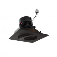 Nora NPRLV-4SG30XBZ - 4" Pearl Low Voltage LED Square Adjustable Gimbal Retrofit, 1050lm / 11W, 3000K, Bronze Finish