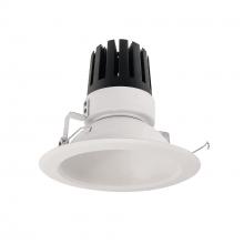 Nora NRM3-61L440FWW - 6" Marquise III Round Open Reflector, 2500lm, 4000K, Flood Optic, White Reflector/White Flange