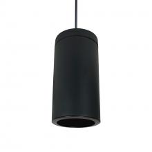 Nora NYLI-6PL601BBB - 6" Cylinder, Black, Pendant Mount, 60W Med. Base, Ref., Black