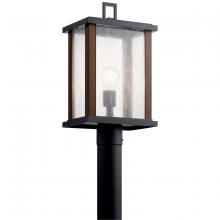 Kichler 59019BK - Outdoor Post Mt 1Lt