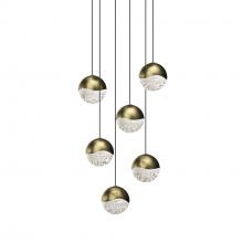 Sonneman 2915.14-MED - 6-Light Round Medium LED Pendant