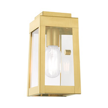 Livex Lighting 20851-12 - 1 Lt Satin Brass Outdoor Wall Lantern