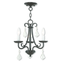 Livex Lighting 40873-92 - 3 Light English Bronze Mini Chandelier