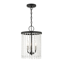 Livex Lighting 51060-04 - 3 Lt Black Pendant Chandelier