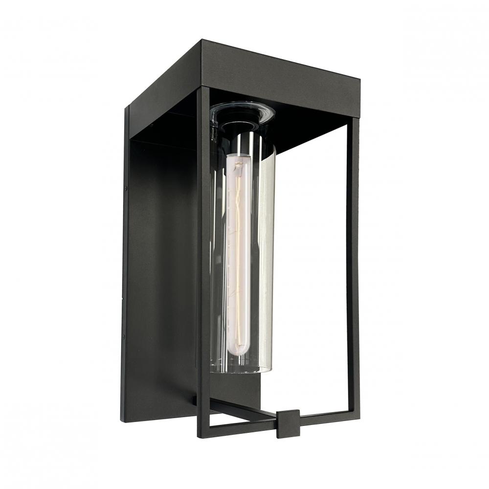 Gardenbrooke-1-Light Outdoor Wall Light-8"-Black