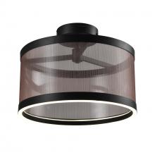 Artcraft AC11893BZ - Cora Integrated LED Semi Flush Mount, Bronze