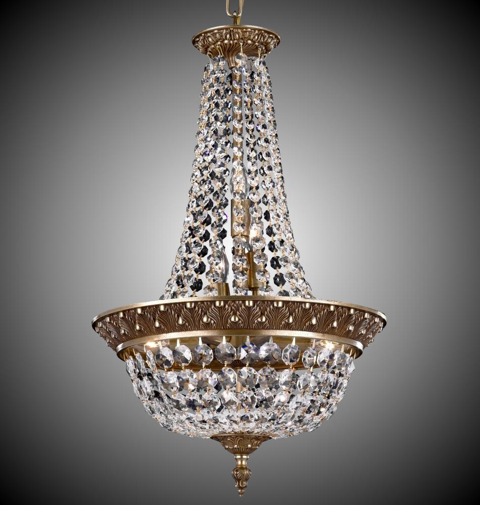 15"W - 6 Light Corinthian Chandelier