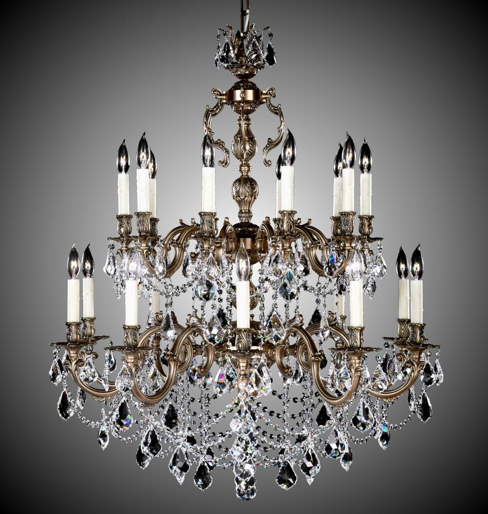 10+10 Light Rosetta Chandelier