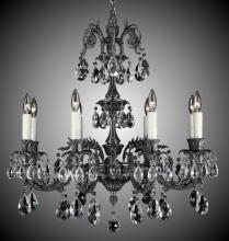 American Brass & Crystal CH2003-A-01G-PI - 8 Light Finisterra Chandelier