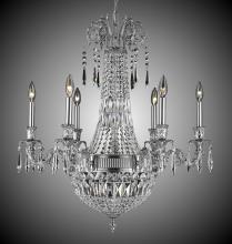 American Brass & Crystal CH2141-P-01G-PI - 6+ 3 Light Finisterra Chandelier