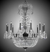 American Brass & Crystal CH2144-P-01G-PI - 12+ 12 Light Finisterra Chandelier