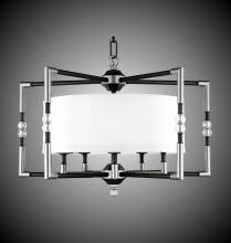 American Brass & Crystal CH3703-37G-38G-ST-HL - 5 Light Magro Drum Shade Chandelier