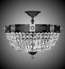 American Brass & Crystal FM2153-P-01G - 9 Light Finisterra Semi Flush