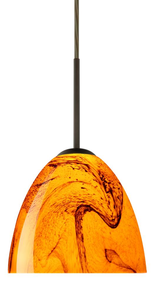 Besa Sasha Pendant Bronze Habanero 1x50W B10 Med