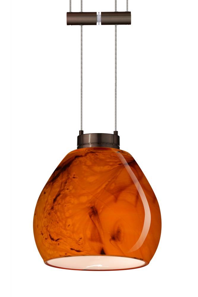 Besa Pendant Tay Tay Bronze Habanero 1x50W Halogen