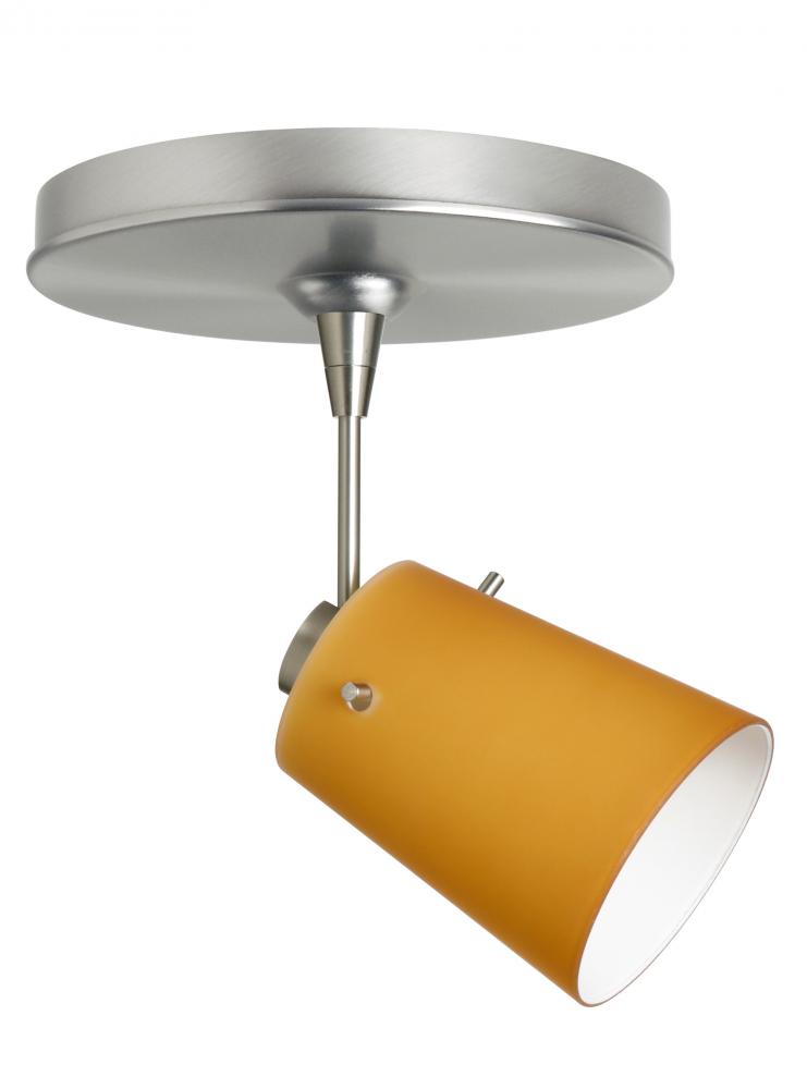 Besa Spotlight Tammi 3 Satin Nickel Amber Matte 1x50W Halogen Mr16