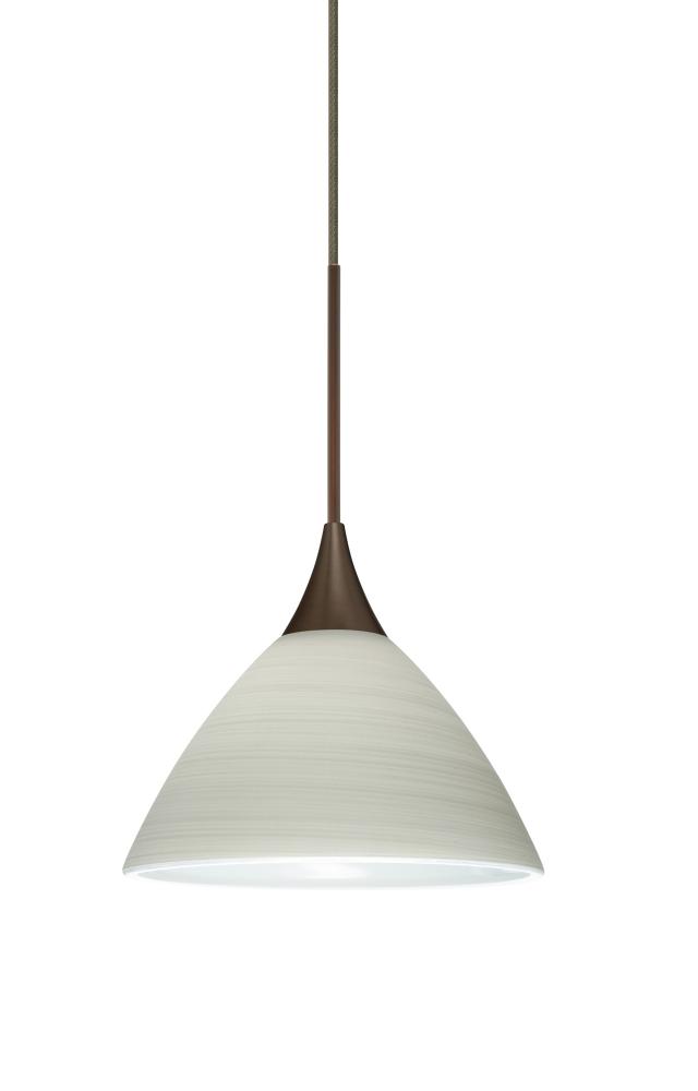 Besa Pendant For Multiport Canopy Domi Bronze Chalk 1x50W Halogen