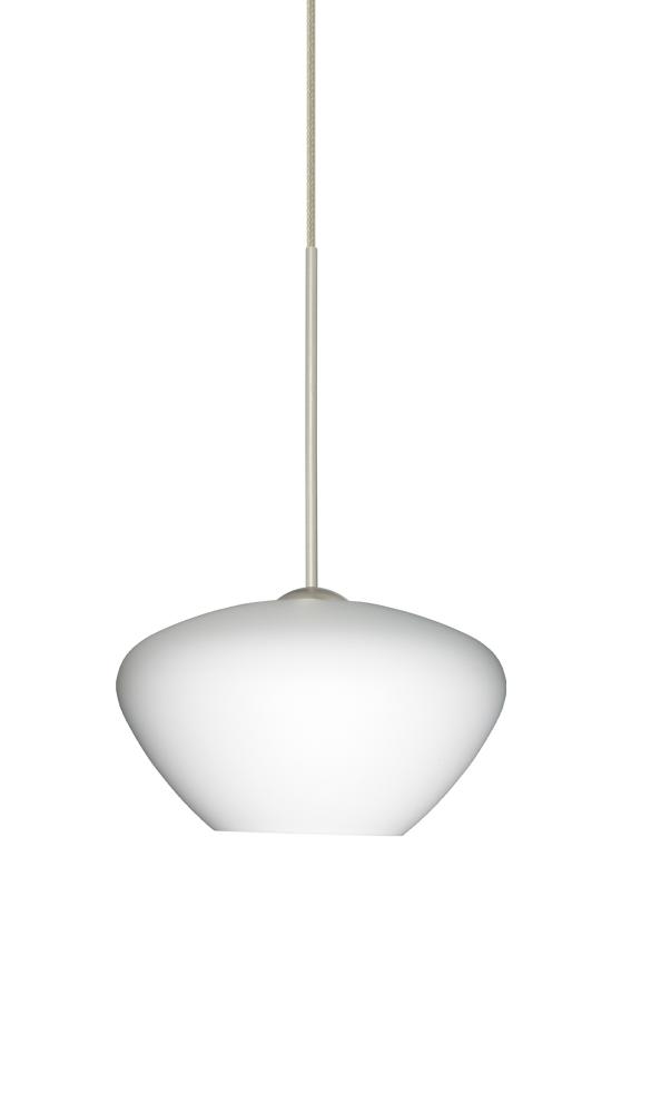 Besa Pendant For Multiport Canopy Peri Satin Nickel Opal Matte 1x50W Halogen