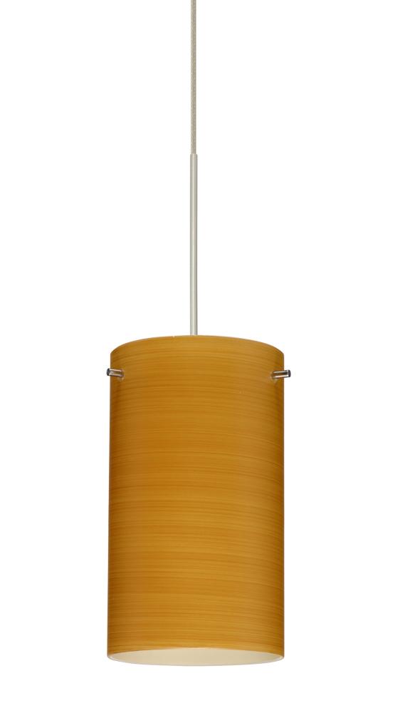 Besa Stilo 7 Pendant Satin Nickel Oak 1x50W Halogen