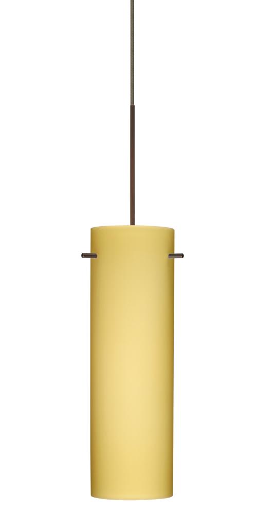 BESA PENDANT COPA BRONZE VANILLA MATTE 1X6W LED