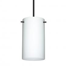 Besa Lighting 1BC-440407-LED-BK - Besa Stilo 7 LED Pendant Opal Matte Black 1x9W LED